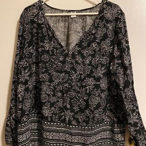 Black Old Navy Tunic, XL